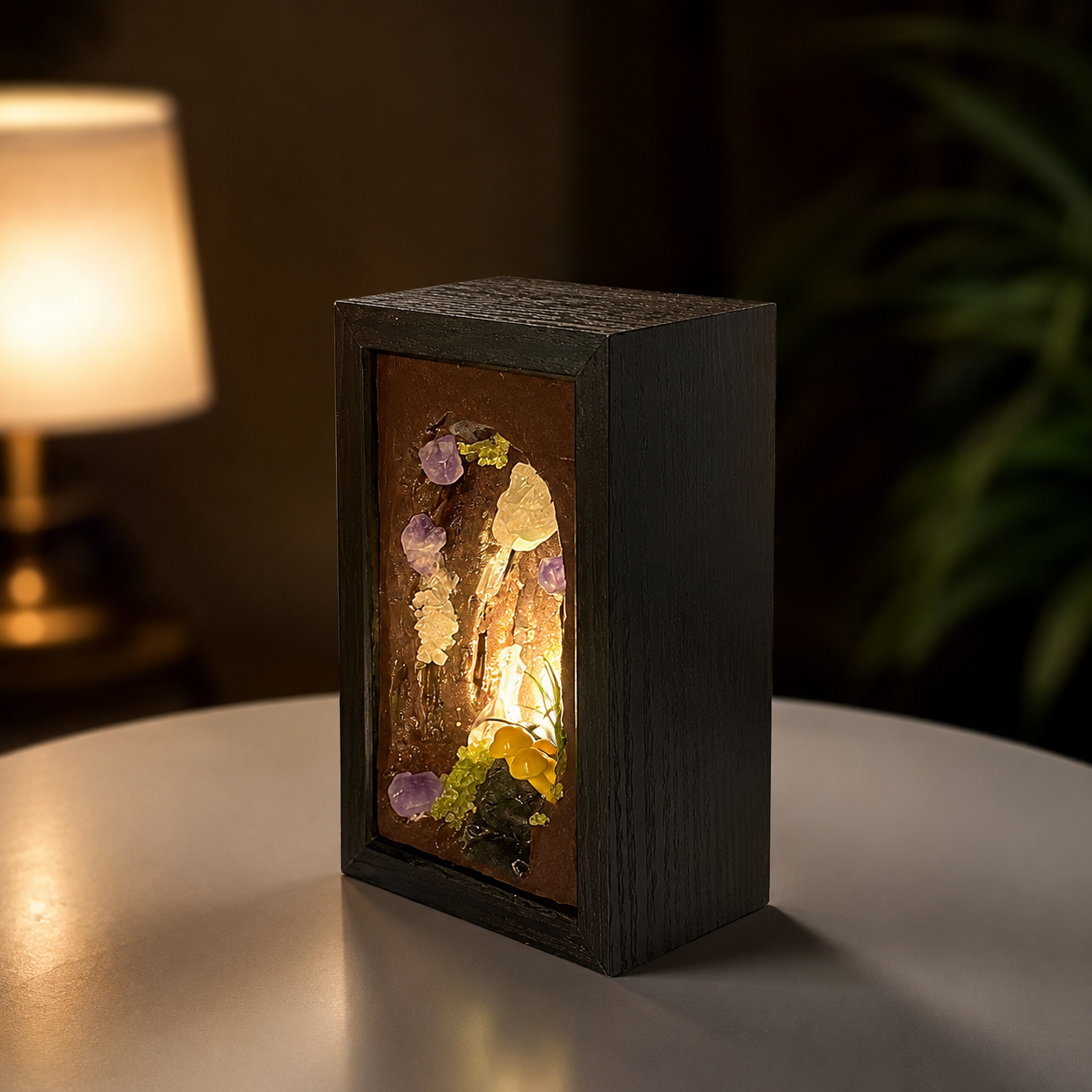 Handmade Angel Crystal Cave Night Light