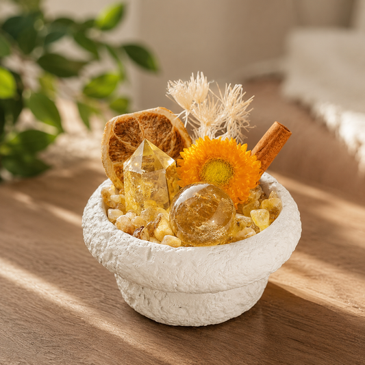 Citrine Crystal Garden Bowl