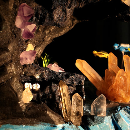 Underwater Crystal Cave Night Light – Scuba Diver