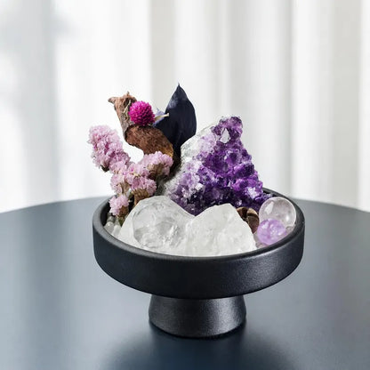 Amethyst Geode Crystal Garden Bowl Kit