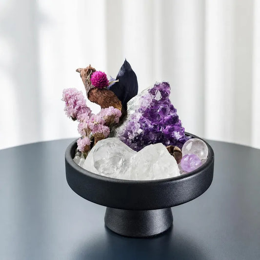 Amethyst Geode Crystal Garden Bowl Kit