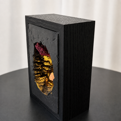 Midnight Mineral Cave Night Light – Crystal Diorama