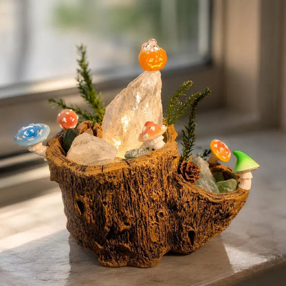 Green Fluorite Woodland Night Light