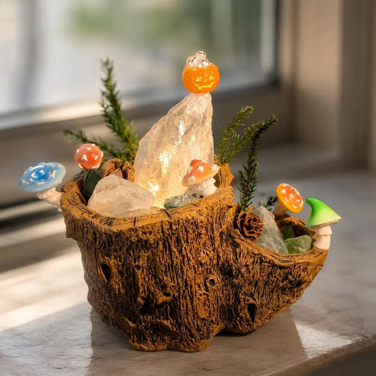 Green Fluorite Woodland Night Light
