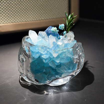 Mini Aquamarine Crystal Garden