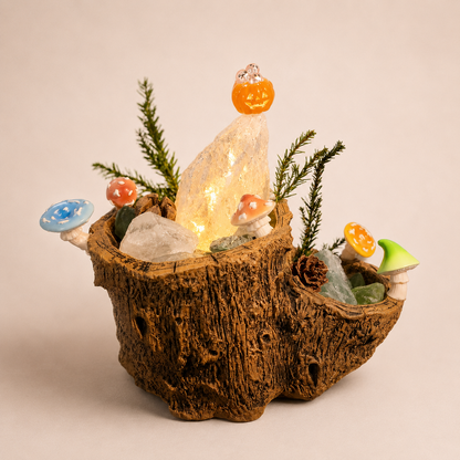 Green Fluorite Woodland Night Light