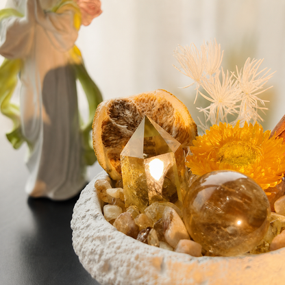 Citrine Crystal Garden Bowl