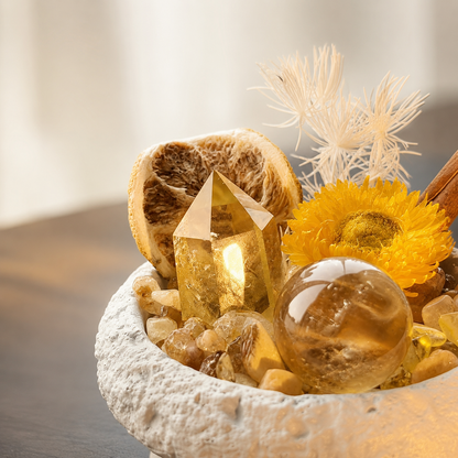 Citrine Crystal Garden Bowl