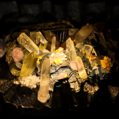 Crystal Mine Tunnel Night Light – Gemstone Diorama