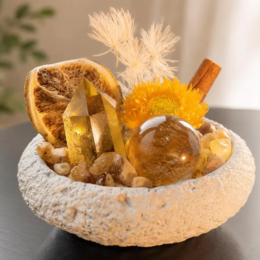 Citrine Crystal Garden Bowl
