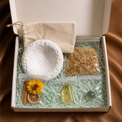 Citrine Garden – Textured White Bowl Decor