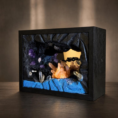 Underwater Crystal Cave Night Light – Scuba Diver