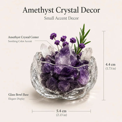 Amethyst Botanical Garden – Glass Bowl Decor
