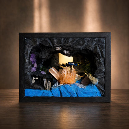 Underwater Crystal Cave Night Light – Scuba Diver