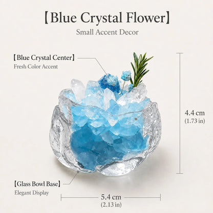 Aquamarine Garden – Mini Glass Bowl Decor