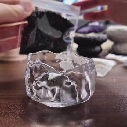 Black Tourmaline & Smoky Quartz Garden – Dark Crystal Decor