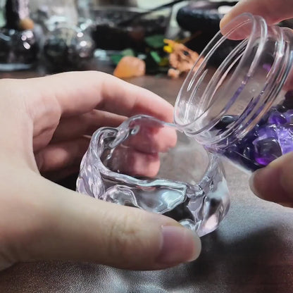 Amethyst Botanical Garden – Glass Bowl Decor