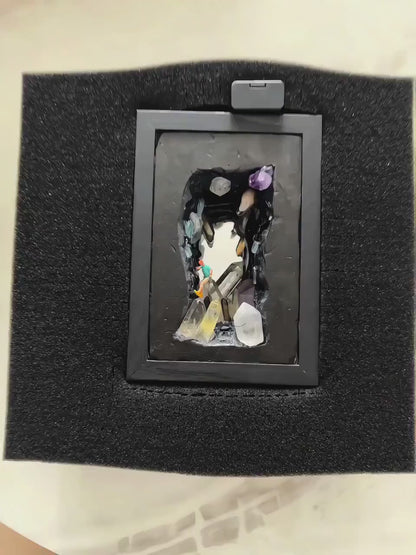 Rock Climber Crystal Cave Night Light – Mini Diorama