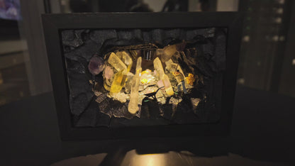 Crystal Mine Tunnel Night Light – Gemstone Diorama